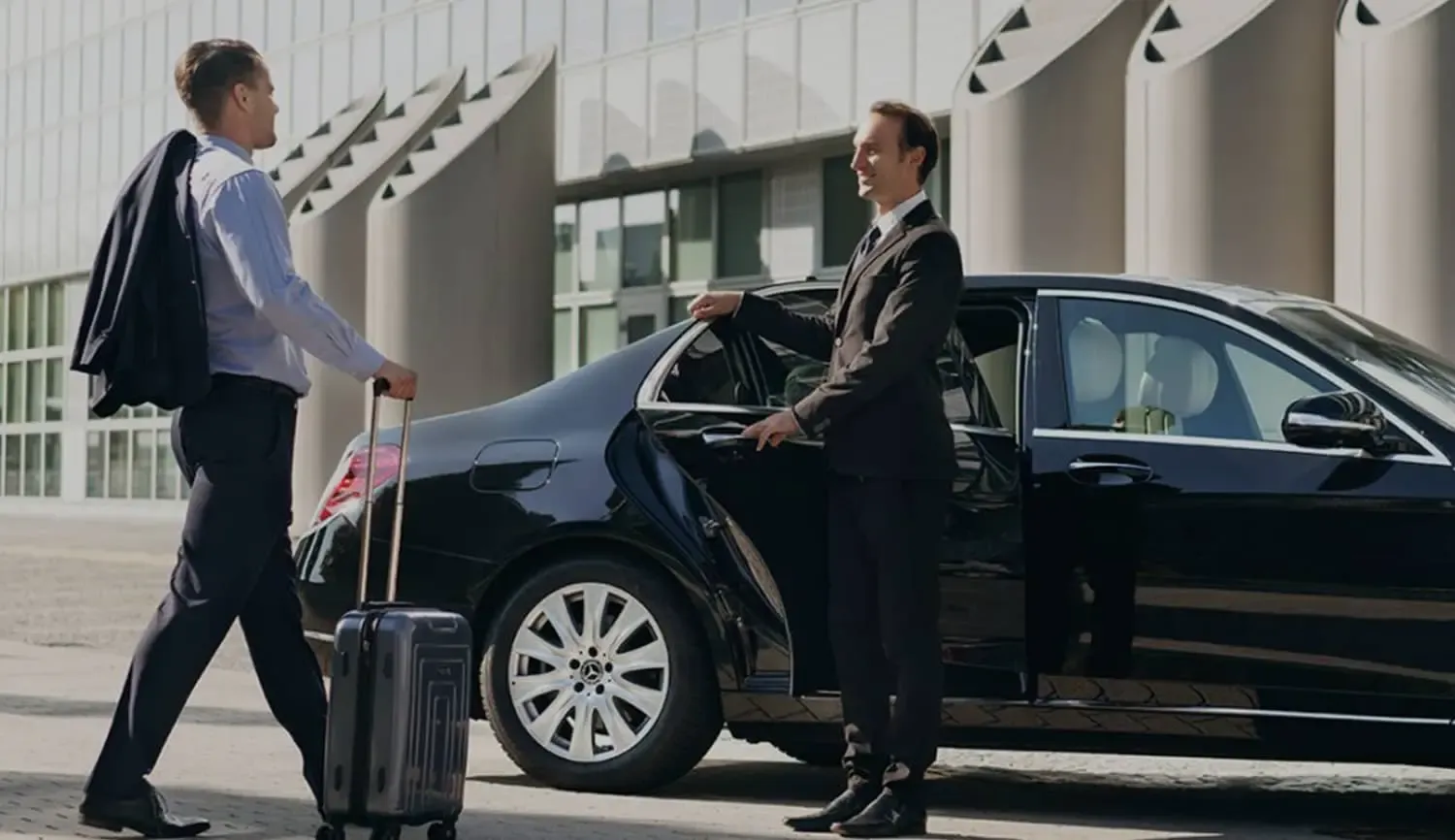 Professional chauffeur greeting service at Marrakech airport
